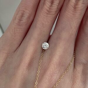 Estate 0.40ct natural earth-mined diamond vintage old round cut almost 1/2 carat